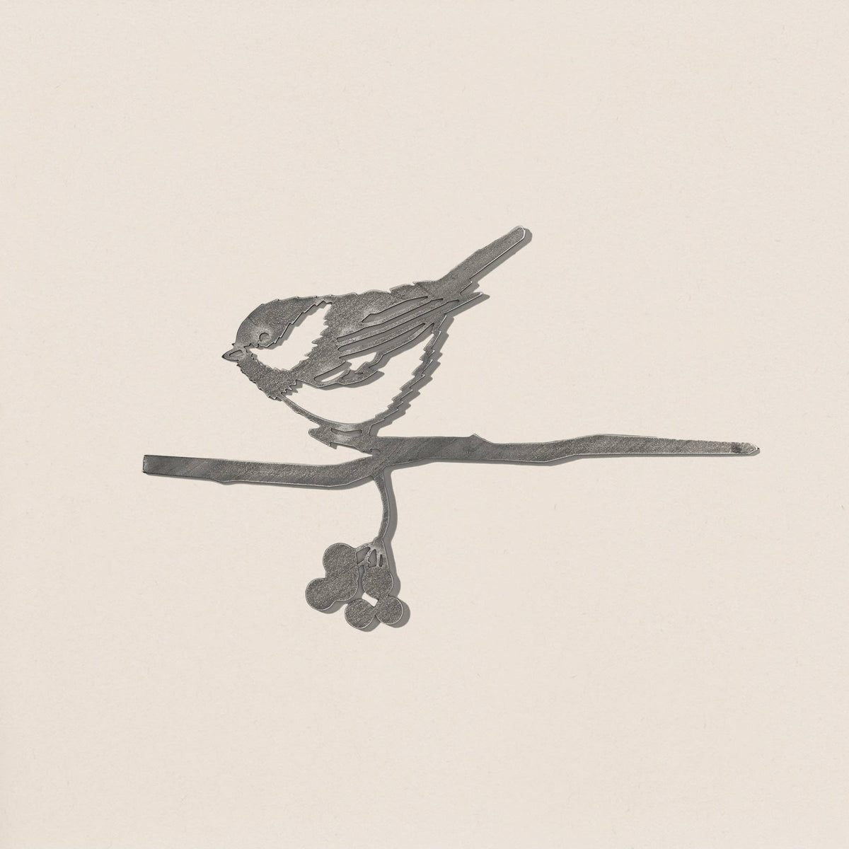 Chickadee Garden Art by Metalbird