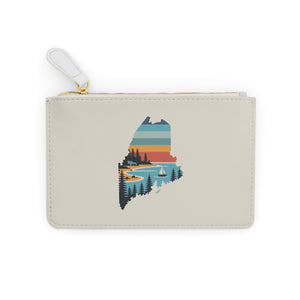 Clutch Bag Portland Maine Retro Lighthouse Mini by Printify
