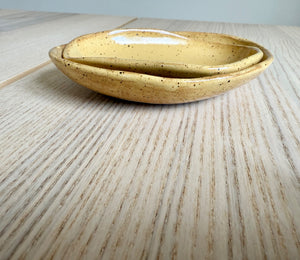 Beach Stone Dish Set AC by Coastal Maine Drifts