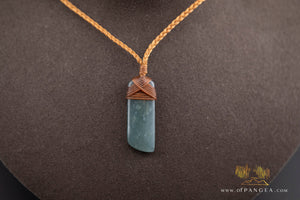 Toki Guatemalan Jadeite Copper Bind Necklace by Joe Foster