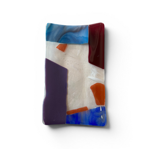 Decorative Rectangular Dinner Plate by Sherri Feld