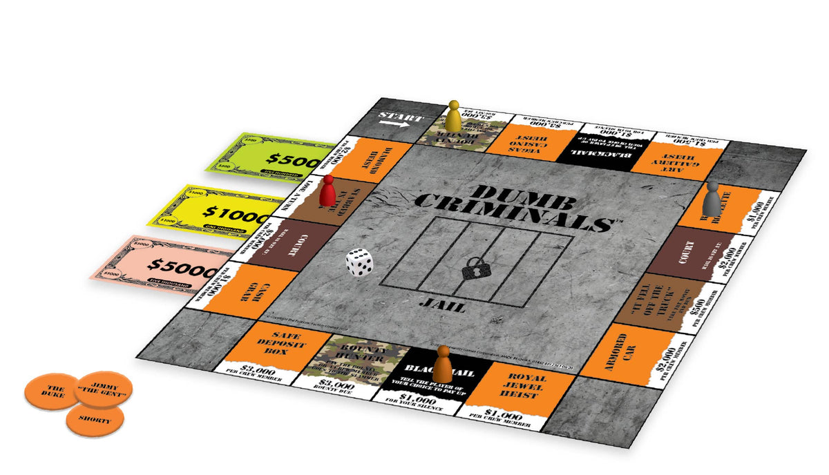 Dumb Criminals - Fun Board Game by University Games