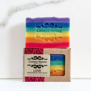 Love Handmade Soap Bar by Center Street Soap Co.