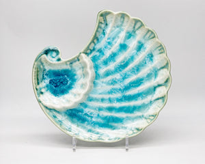 Shell Appetizer Plate by Edgecomb Potters