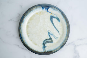Thrown dinner plate by Edgecomb Potters