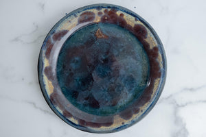 Thrown dinner plate by Edgecomb Potters