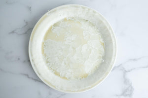 Thrown dinner plate by Edgecomb Potters