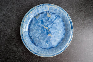 Thrown dinner plate by Edgecomb Potters