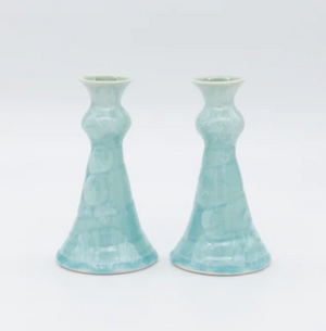 Candlesticks Medium, pair Pottery by Edgecomb Potters