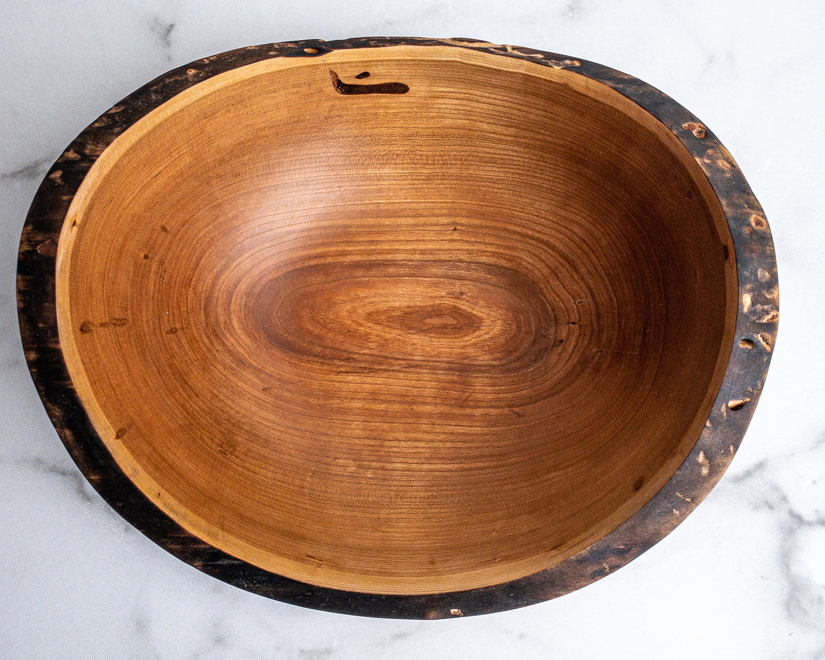 Black Cherry Bowl 10.25 WOOD by Edgecomb Potters