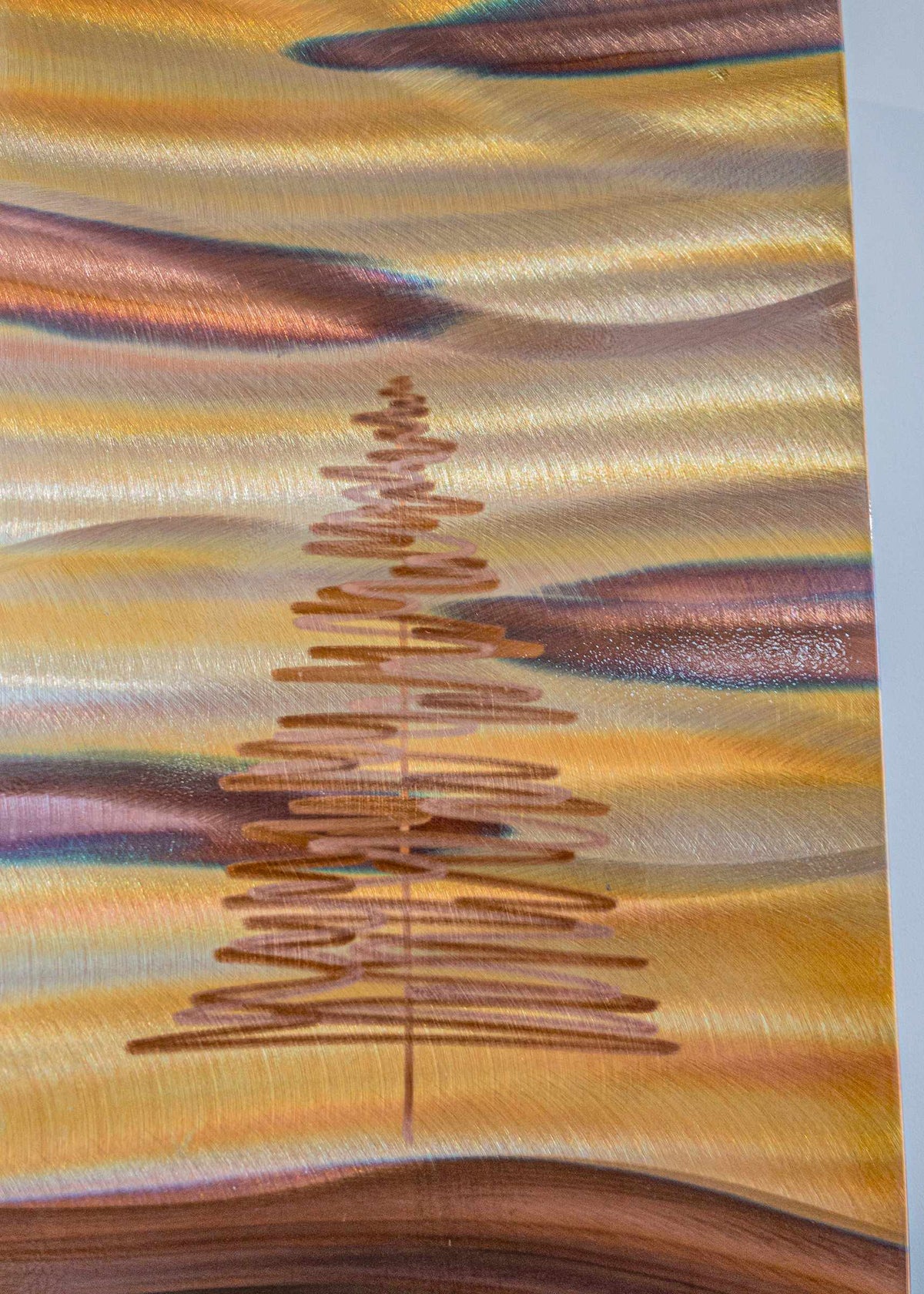 North Shore Lake 26x36 Triptych by Copper Elements