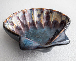 Puff Shell Dish Pottery by Edgecomb Potters