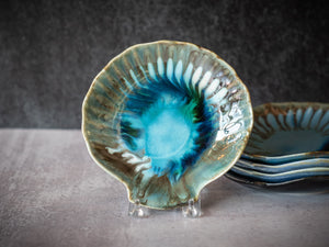 Shell Plate Pottery by Edgecomb Potters