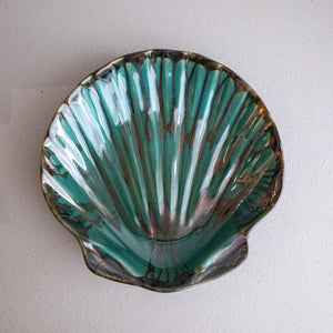 Shell Platter Pottery by Edgecomb Potters
