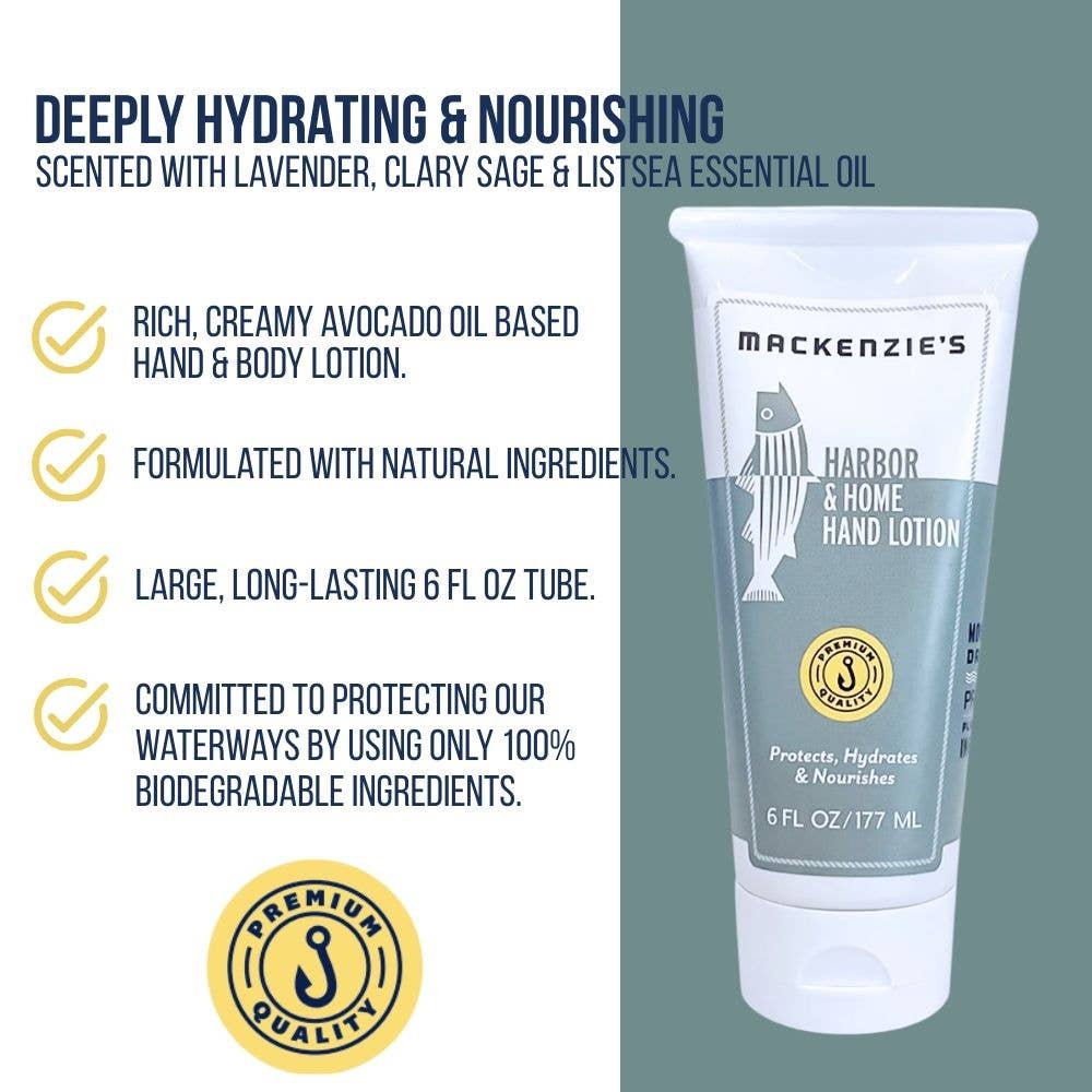 Harbor & Home Hand Lotion- 6 fl oz by MacKenzie's Fisherman
