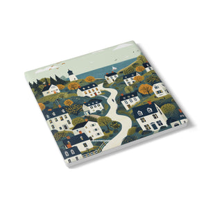 The Maine Town Ceramic Art Coaster by Printify