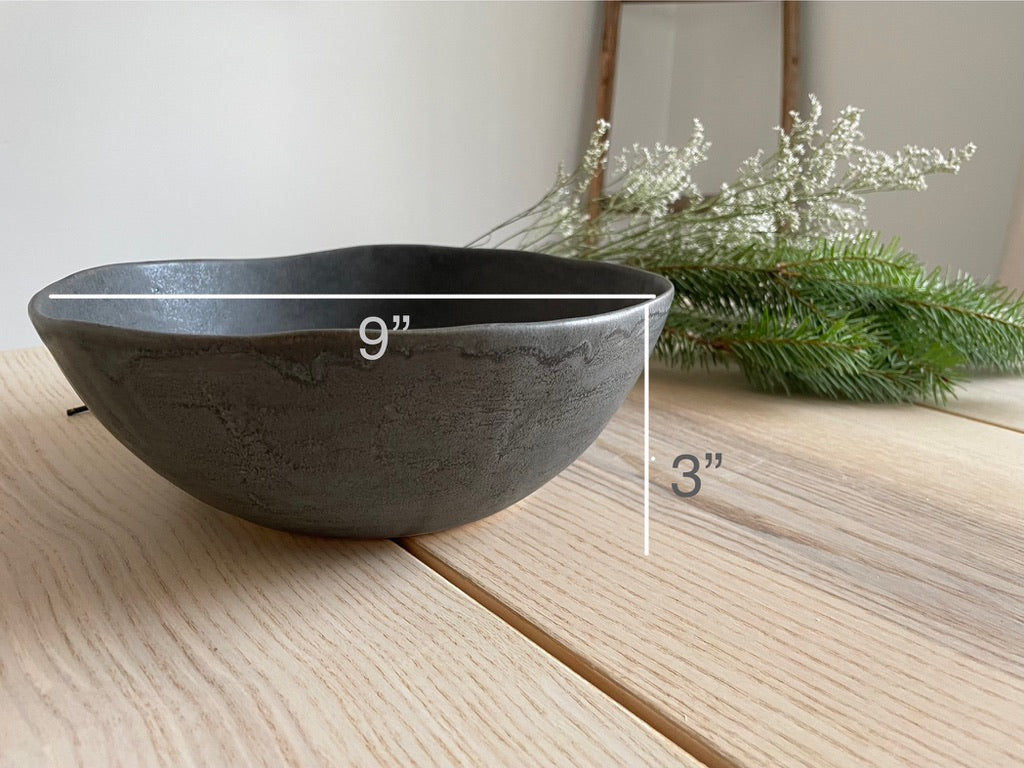 Serving Bowl, 9" AC by Coastal Maine Drifts