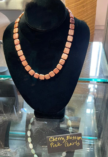 Cherry Blossom Beaded Necklace by Bill Stonebreaker