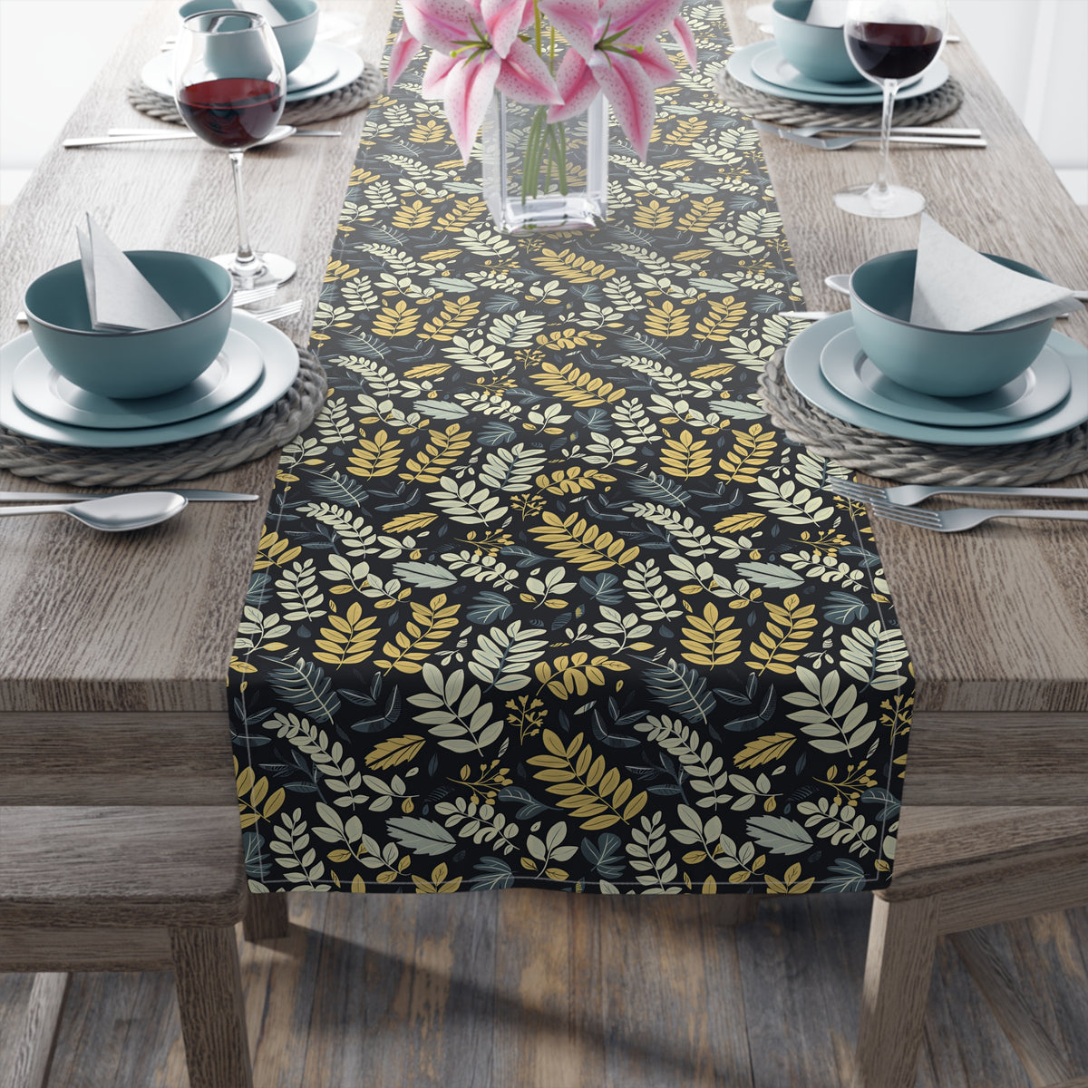 Maine Fern Table Runner by Printify