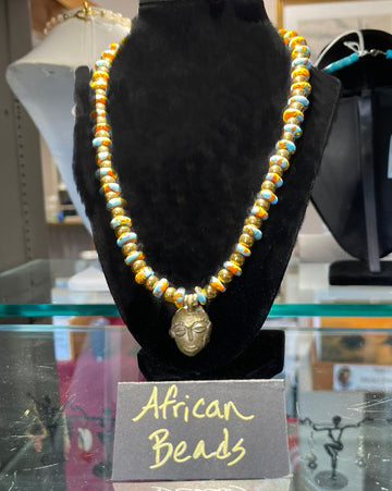 African Bead Necklace by Bill Stonebreaker