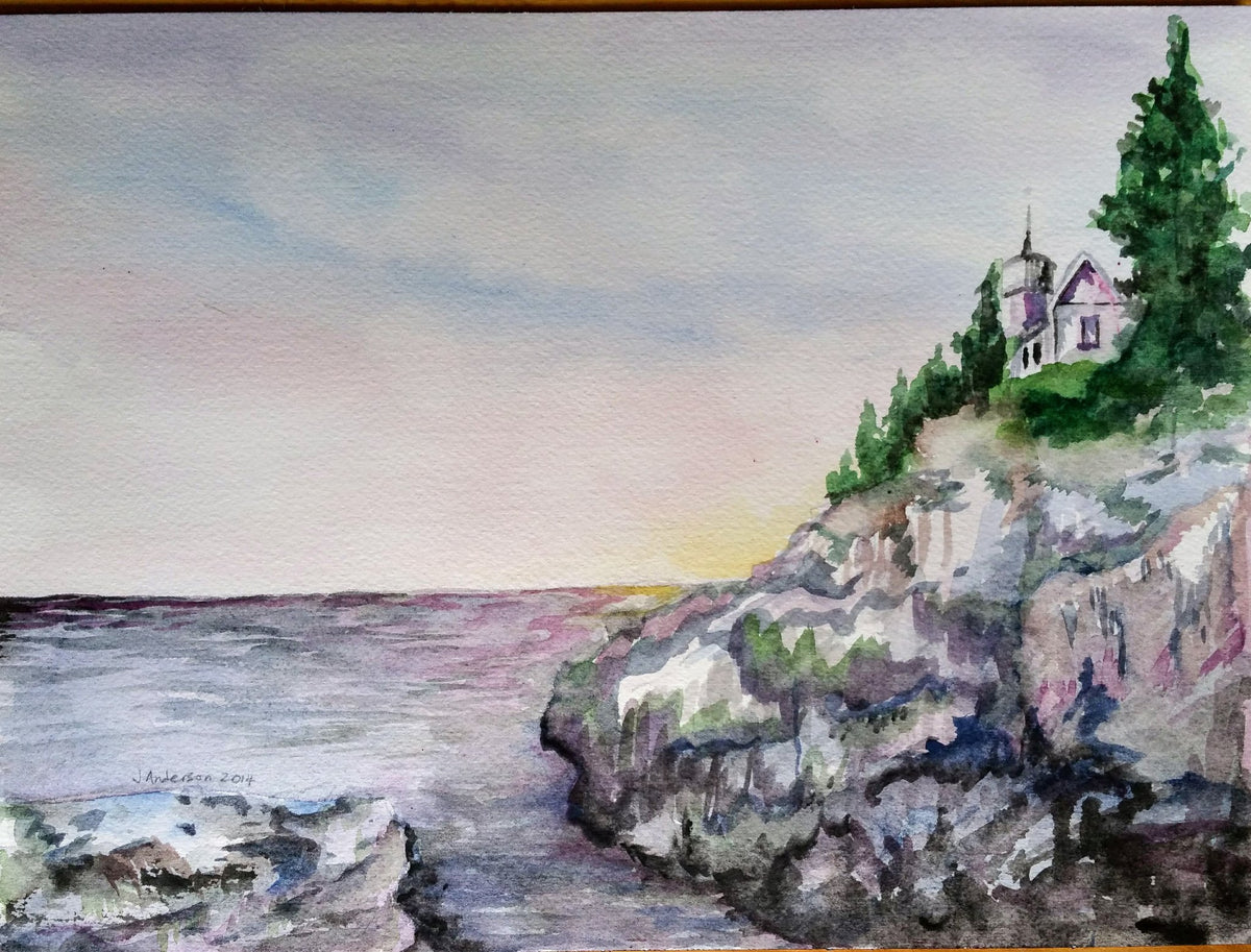 Bass Harbor Light by Joyce Maura Anderson