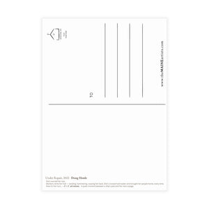 Hush Art Postcard — Douglas Houle by Annie Houle
