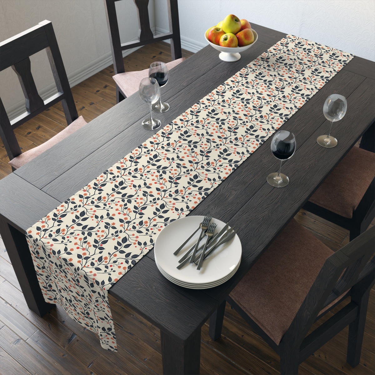 Cherry Blossom Table Runner by Printify