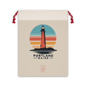 Gift Bag - Portland Maine Retro Design by Printify