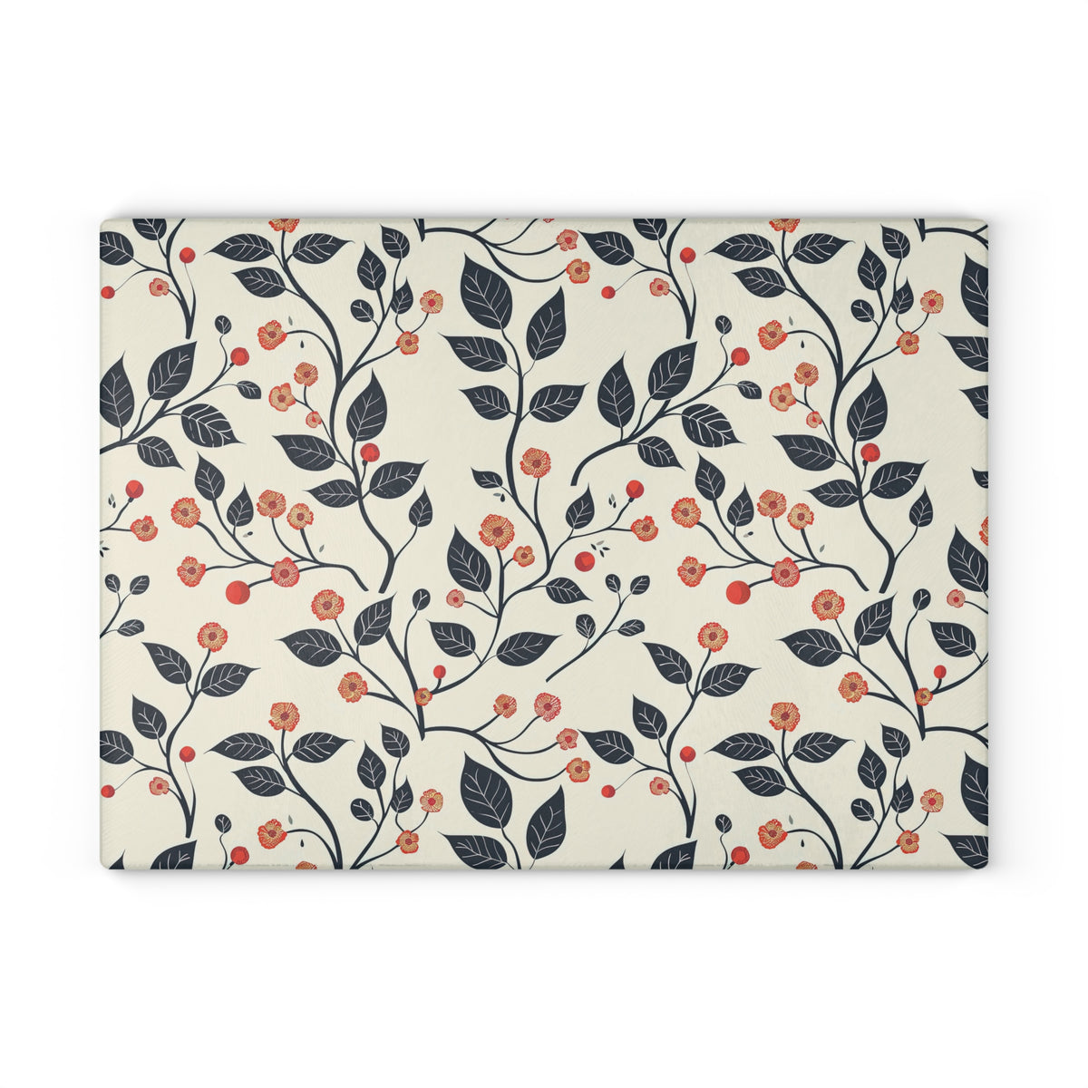 Cherry Blossom Glass Cutting Board by Printify