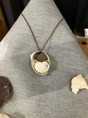 necklace - shell collection by Tonya Arnold