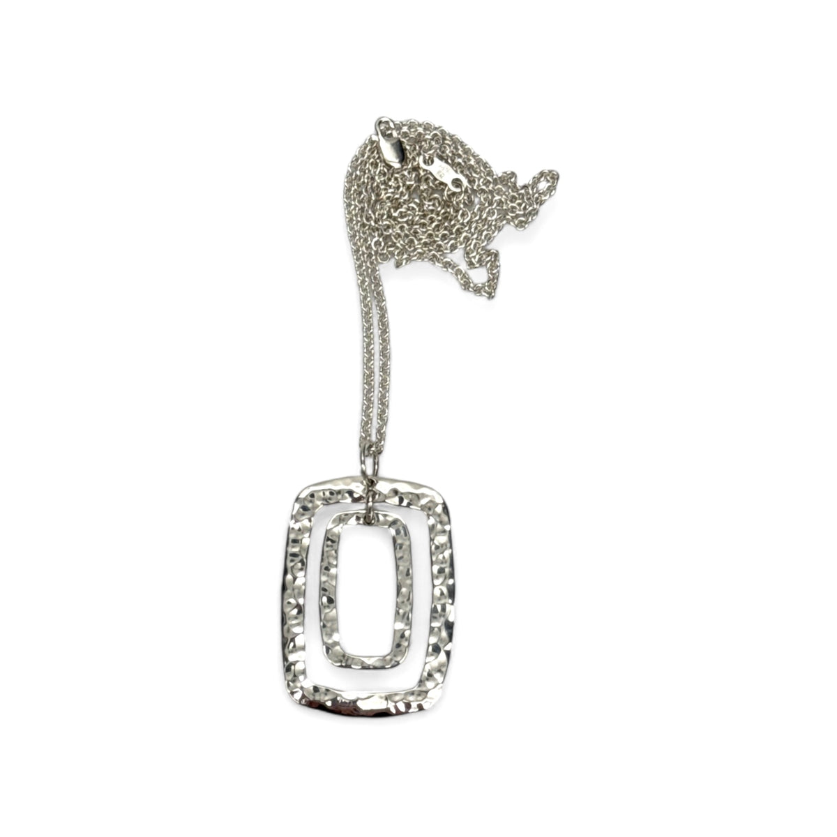 Hammered Palm Spring Pendant by Zina Sterling Silver