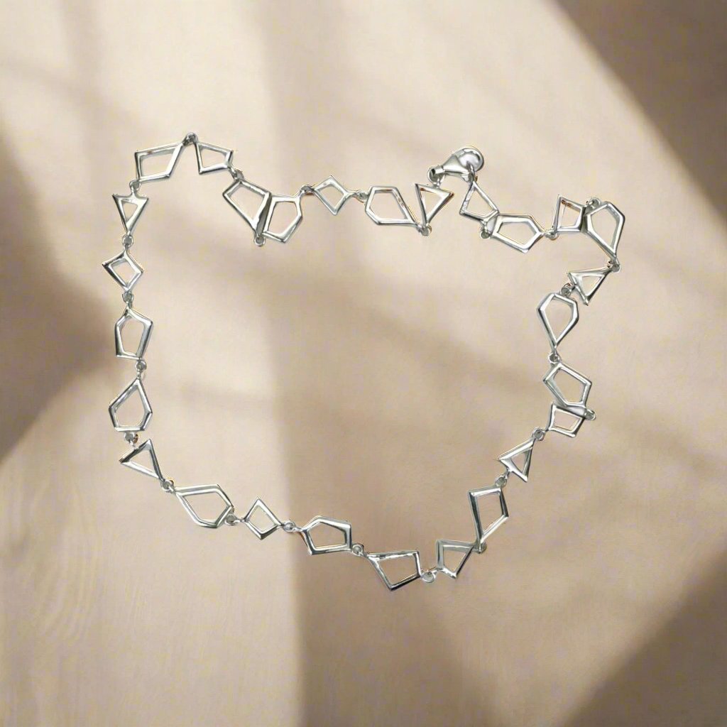 Prism Link Necklace by Zina Sterling Silver