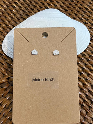 Birch -tiny studs by Tonya Arnold