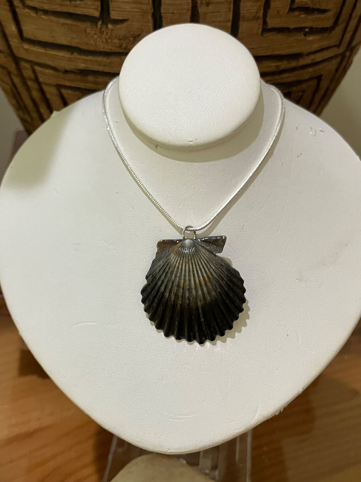 Necklace- scallop shell by Tonya Arnold