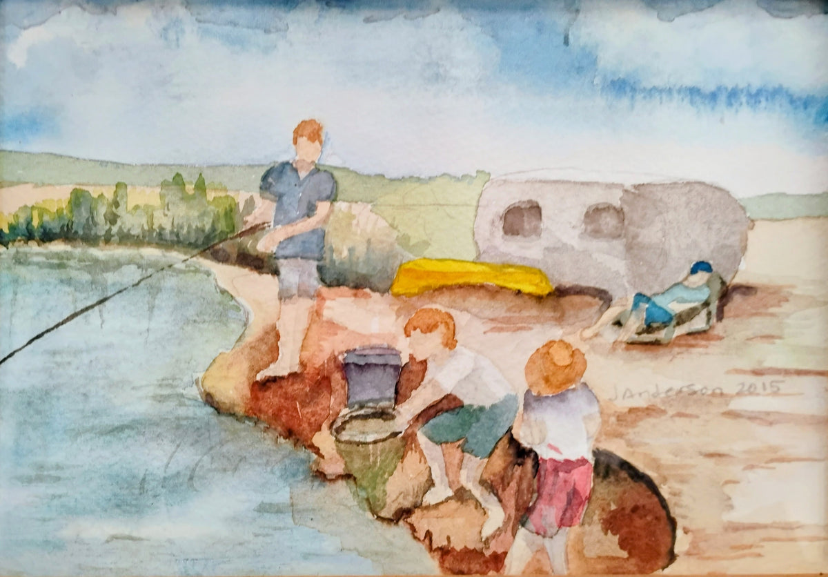 Print: Family CamperAC by Joyce Maura Anderson