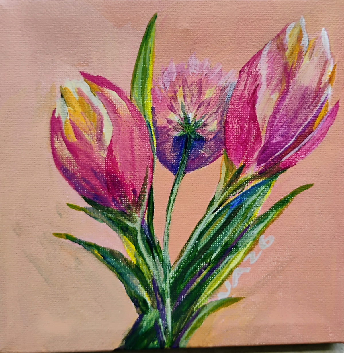 Mini Tulips by Joyce Maura Anderson