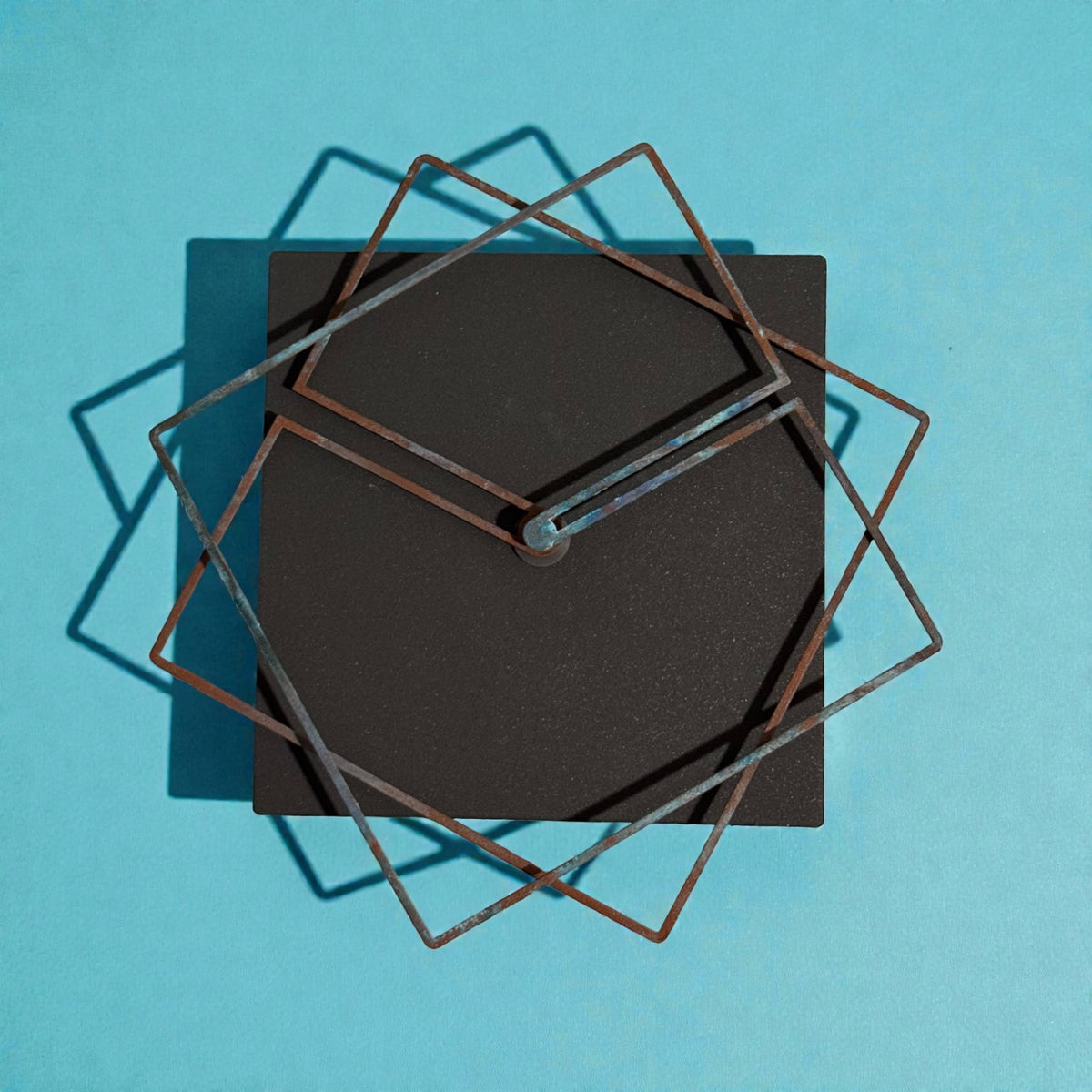 Intersect Clock — Copper & Iron by This Rad Life