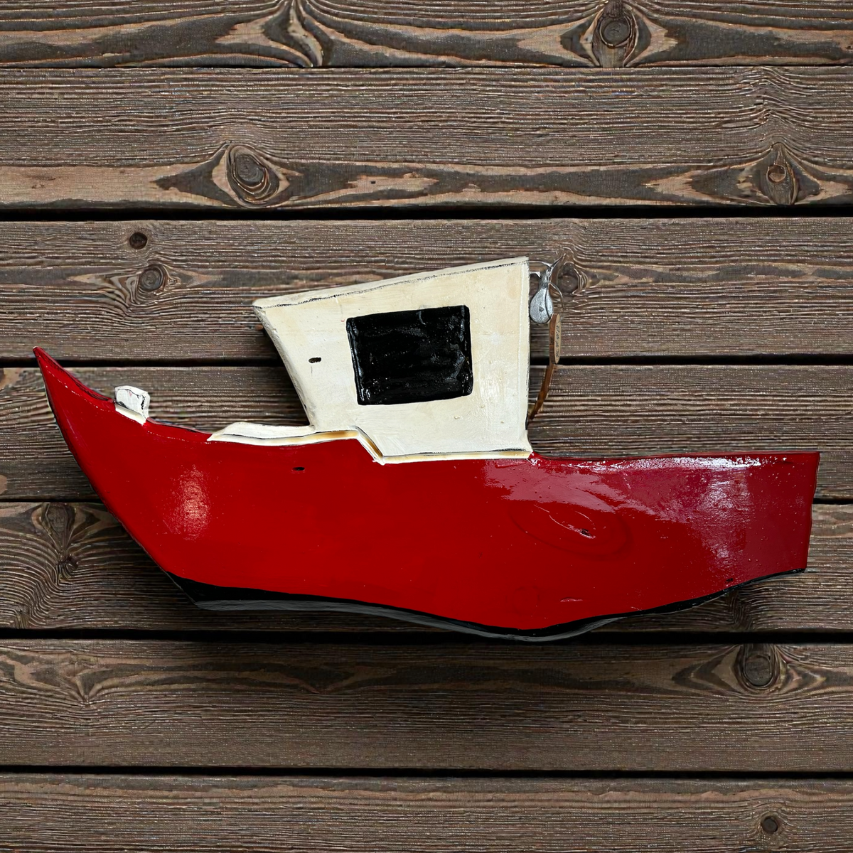 Medium Lobster Boat by Jeannie Laub