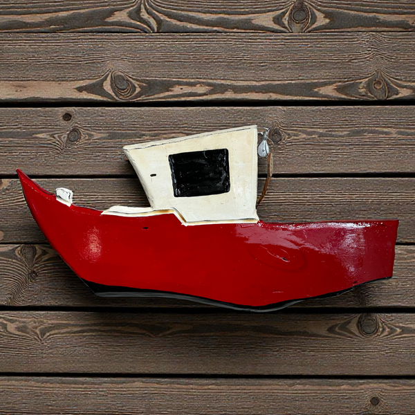 Medium Lobster Boat by Jeannie Laub