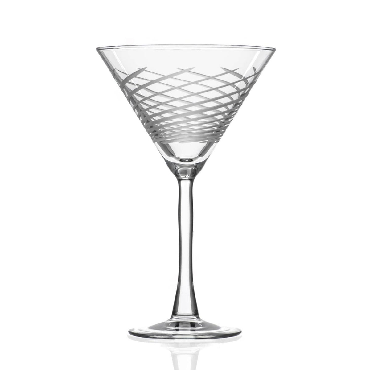 Cyclone Martini Cocktail Glass by Rolf Glass