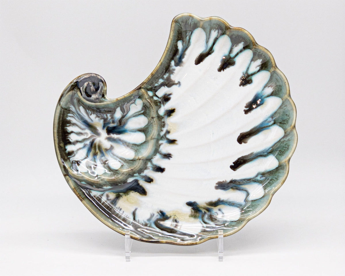 Shell Appetizer Plate by Edgecomb Potters