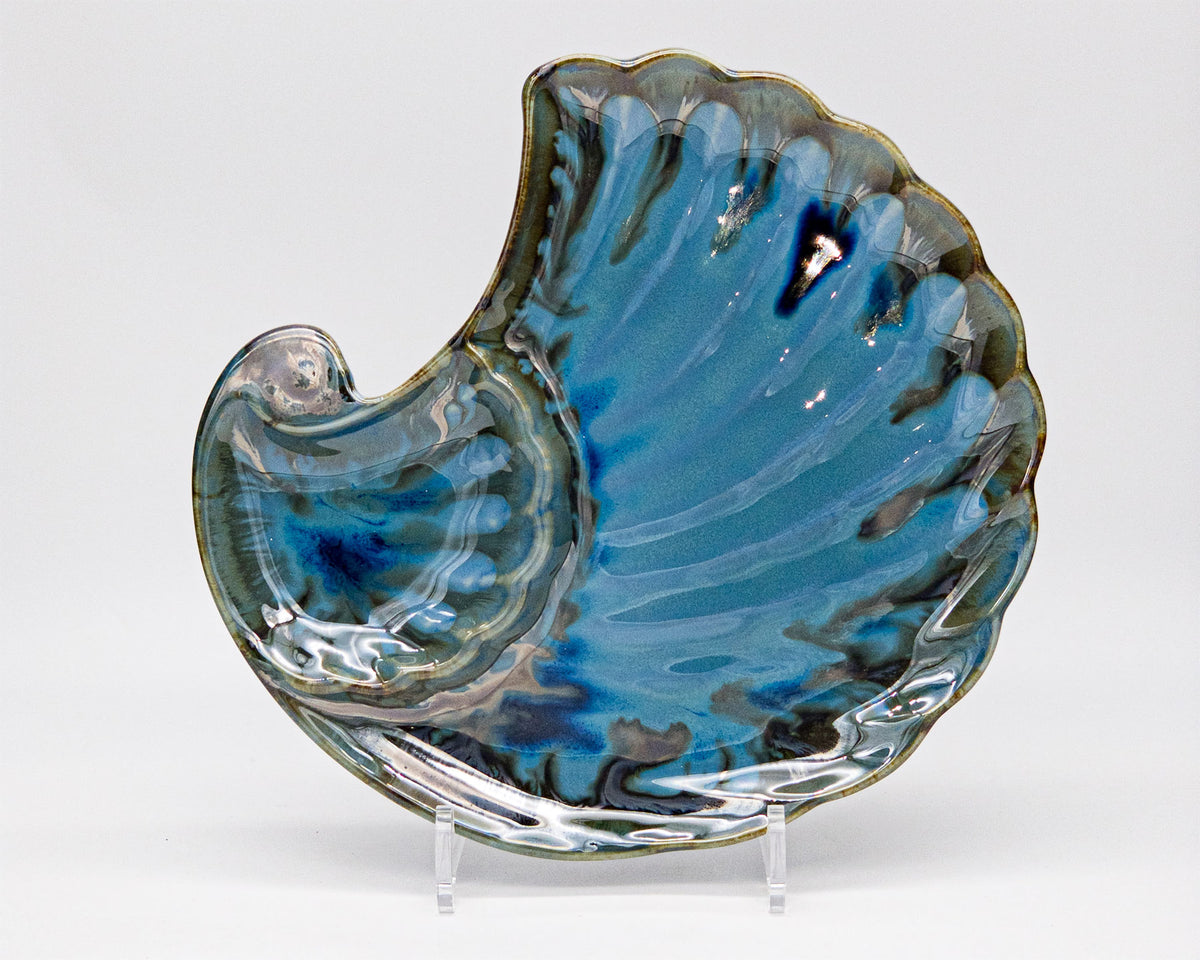 Shell Appetizer Plate by Edgecomb Potters