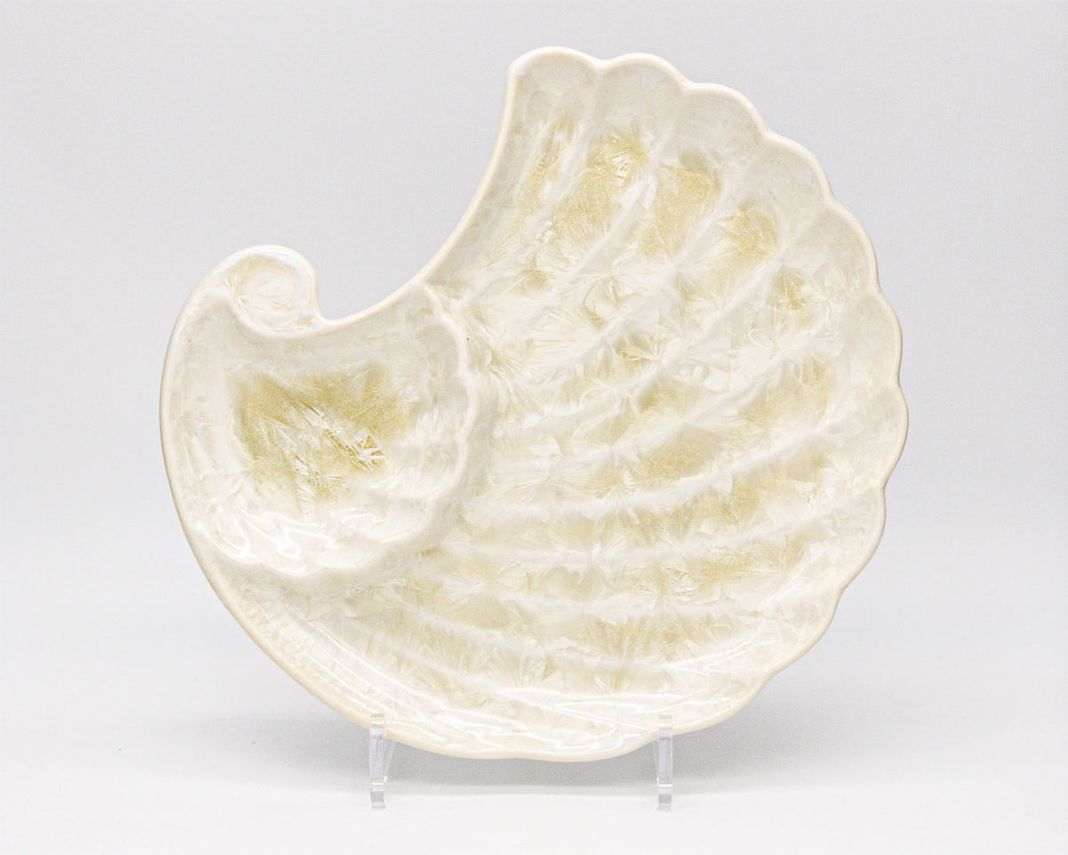 Shell Appetizer Plate by Edgecomb Potters