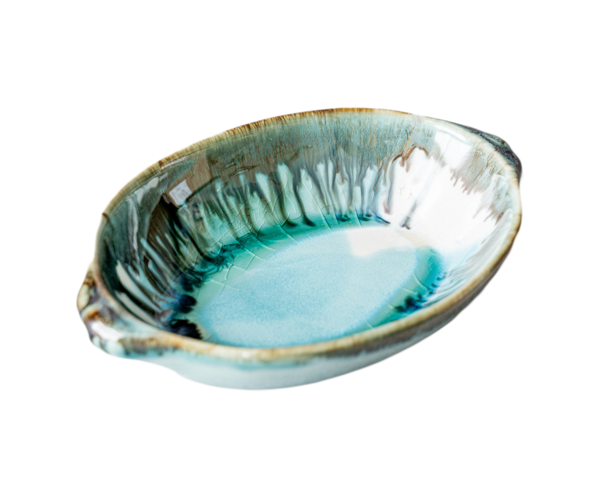 Small Handled Server Pottery by Edgecomb Potters