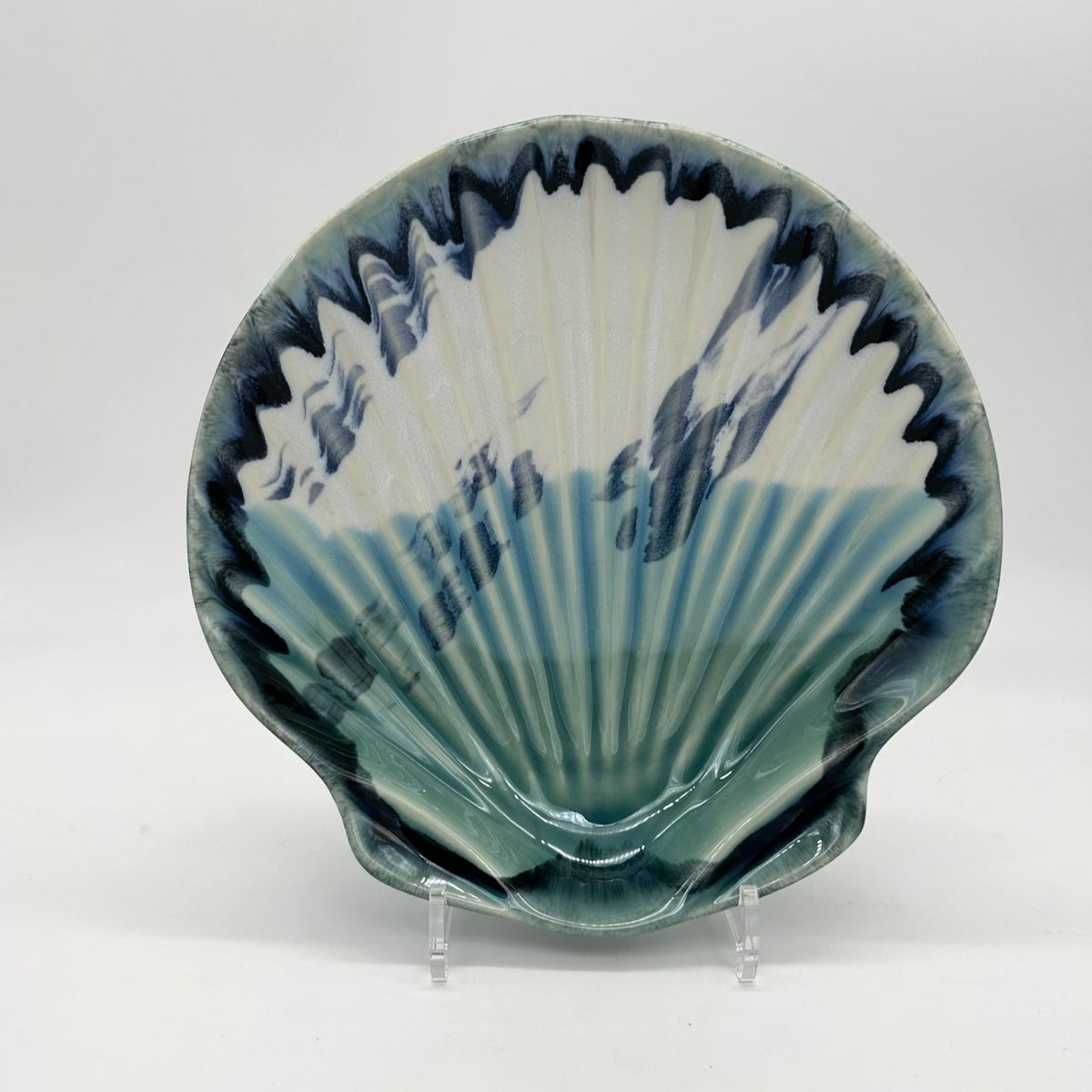 Shell Platter Pottery by Edgecomb Potters