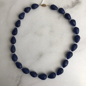 Large Faceted Saphire w Herkimer Diamonds Jewelry by Edgecomb Potters