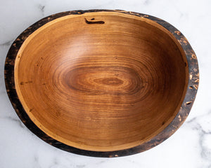 Black Cherry Bowl 10.25 WOOD by Edgecomb Potters