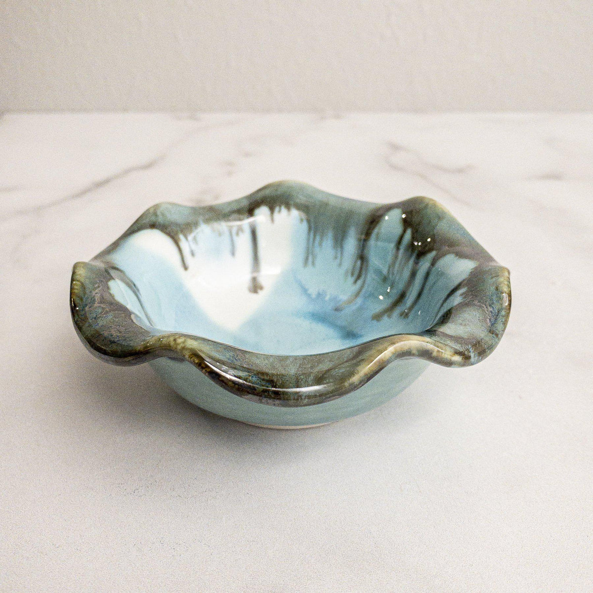 Mini Ruffle Bowl Pottery by Edgecomb Potters