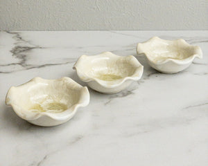 Mini Ruffle Bowl Pottery by Edgecomb Potters