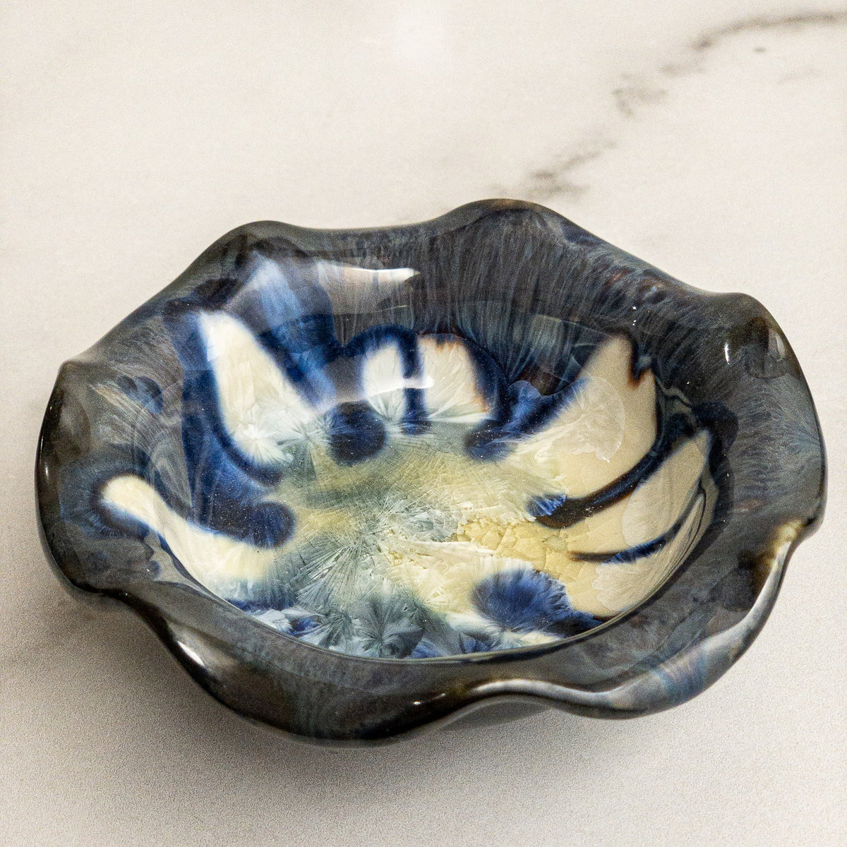 Mini Ruffle Bowl Pottery by Edgecomb Potters